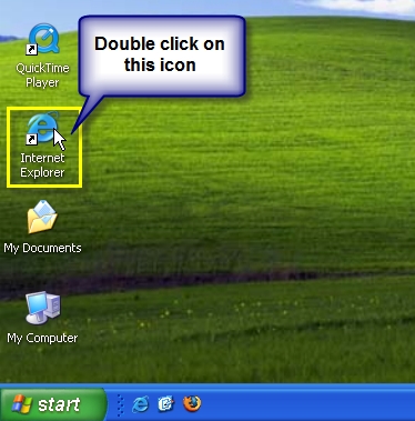 DesktopSelectInternetExplorer