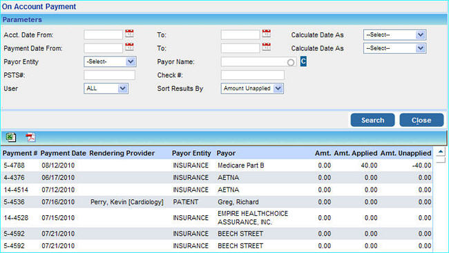 report_on _account_payment