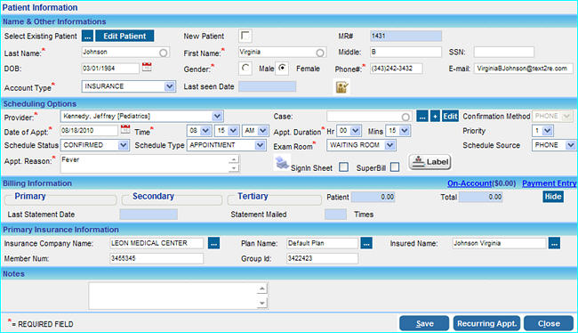 scheduler_patient_information_page